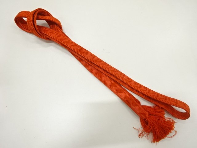JAPANESE KIMONO / HAND-TIED OBIJIME CORD